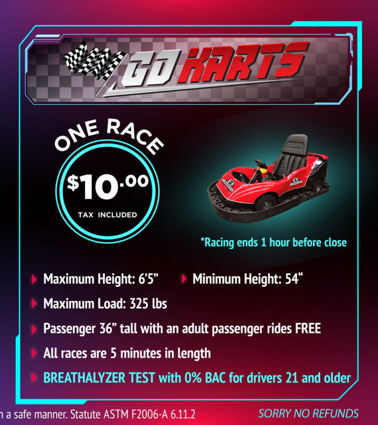 GoKarts & Bumper Cars Livingstons Amusements